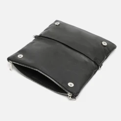 Bolso bandolera con detalles metalizados y doble asa