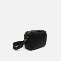 Bolso bandolera con doble cremallera