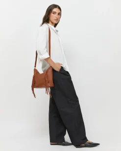 Bolso bandolera con flecos