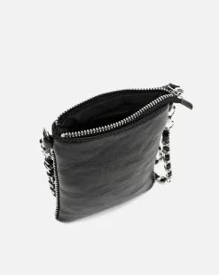 Bolso bandolera mini para móvil con detalles metálicos