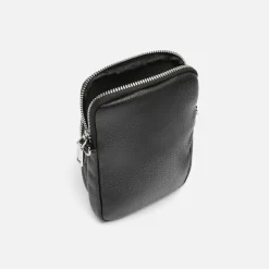 Bolso bandolera mini para móvil con detalles metalizados