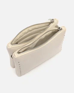 Bolso bandolera pequeño con detalles metálicos