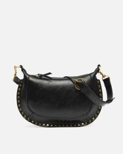 Bolso bandolera pequeño con detalles metálicos