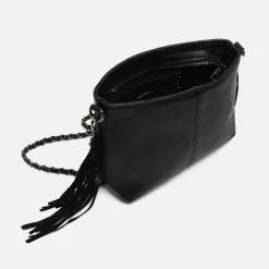 Bolso bandolera pequeño con flecos