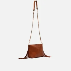 Bolso bandolera pequeño con flecos