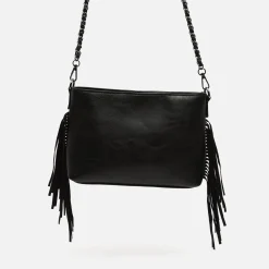 Bolso bandolera pequeño con flecos
