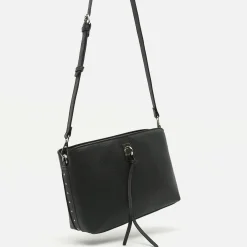 Bolso bandolera pequeño con detalles metálicos