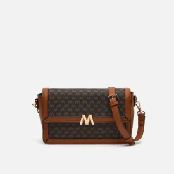 Bolso bandolera pequeño estampado monogram