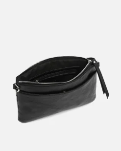 Bolso de fiesta pequeño con detalles metálicos y asa bandolera extraíble