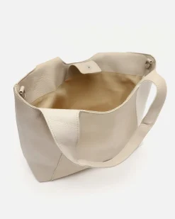 Bolso de hombro tricolor con asa bandolera extraíble