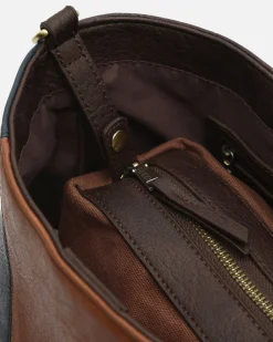 Bolso hobo estampado patchwork con neceser extraíble