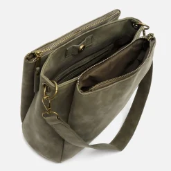 Bolso hobo mediano con asa bandolera extraíble