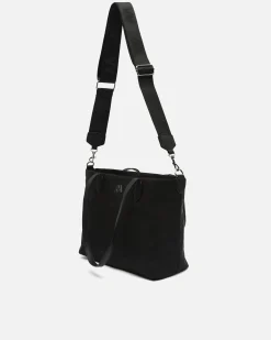 Bolso shopper de nylon con asa bandolera extraíble