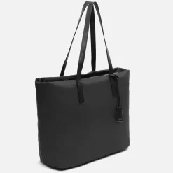 Bolso shopper de nylon con bolsillo para portátil (15
