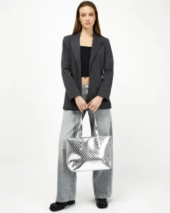 Bolso shopper grande con bolsillo para portátil (13