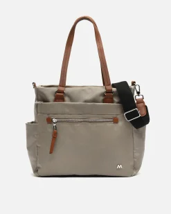 Bolso shopper grande con asa bandolera extraíble