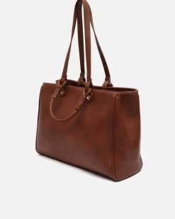 Bolso shopper grande con asa de mano