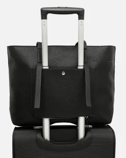 Bolso shopper grande con bolsillo para portátil (15