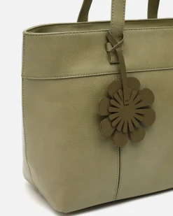 Bolso shopper grande con detalle colgante