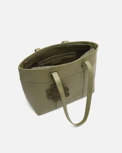 Bolso shopper grande con detalle colgante