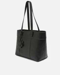 Bolso shopper grande con detalle colgante