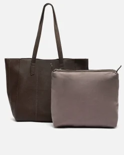 Bolso shopper grande con neceser extraíble