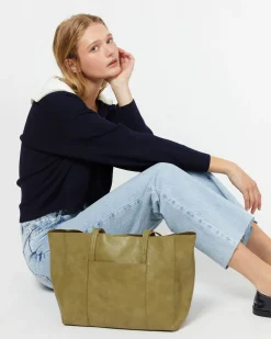 Bolso shopper grande con bolsa interior extraíble