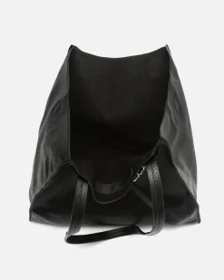 Bolso shopper grande con detalles metálicos