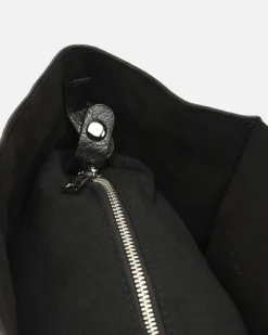Bolso shopper grande con detalles metálicos
