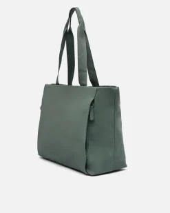 Bolso shopper grande en nylon con bolsillo para portátil (15