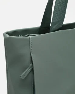 Bolso shopper grande en nylon con bolsillo para portátil (15