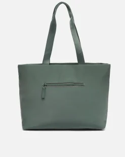 Bolso shopper grande en nylon con bolsillo para portátil (15