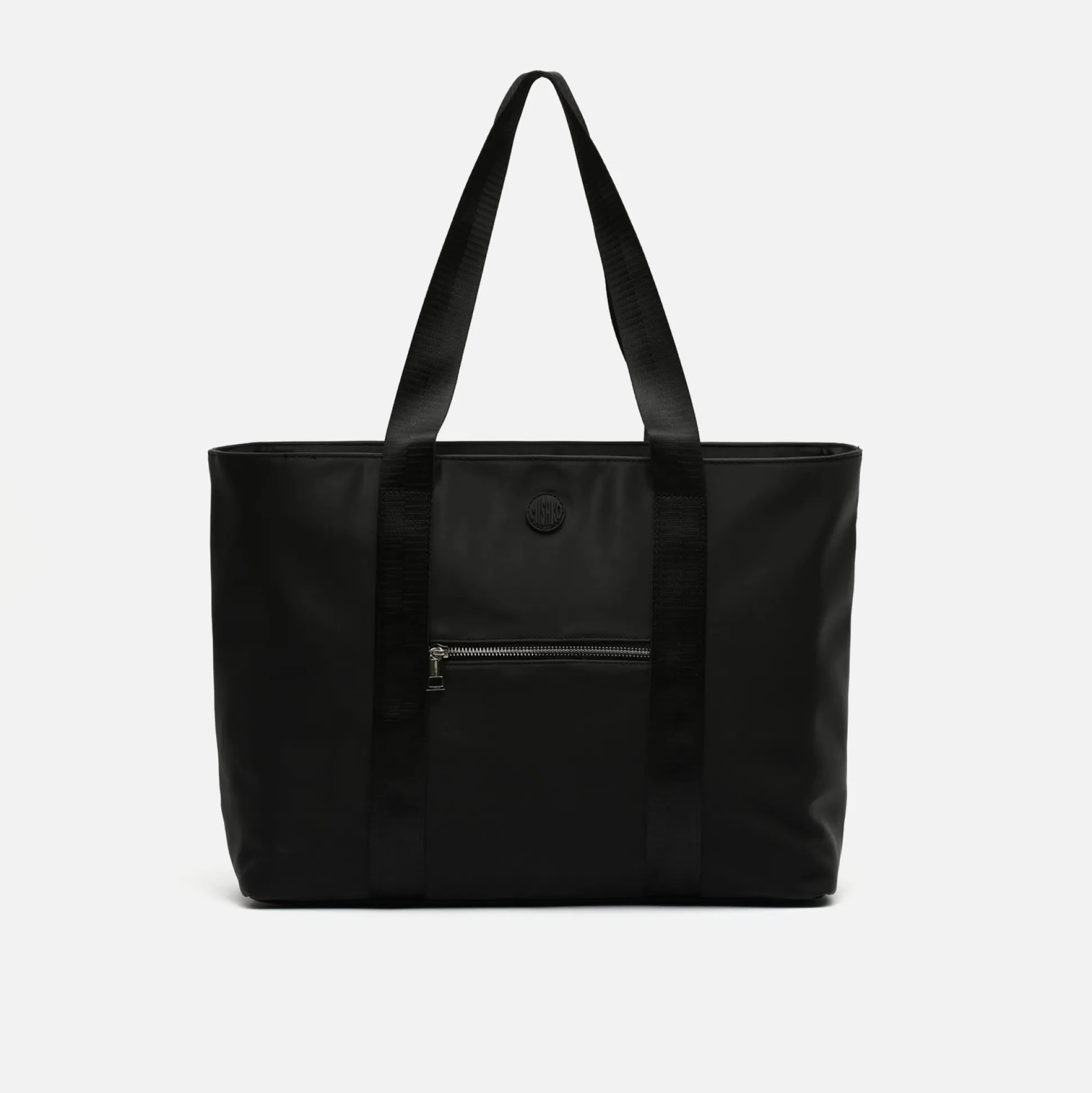 Bolso shopper grande en nylon con bolsillo para tablet