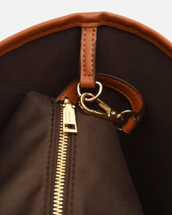 Bolso shopper grande estampado con bolsa interior extraíble