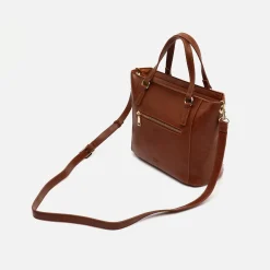Bolso tote mediano con asa bandolera extraíble y detalles metálicos