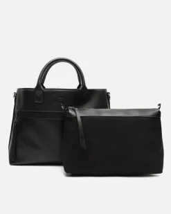 Bolso tote mediano con bolsa interior y asa bandolera extraíble
