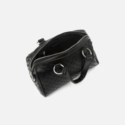 Bolso tote pequeño con asa bandolera extraíble y estampado monogram