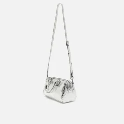 Bolso tote pequeño con asa bandolera extraíble y estampado monogram
