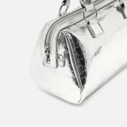 Bolso tote pequeño con asa bandolera extraíble y estampado monogram