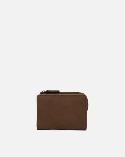 Cartera con compartimento para billetes, tarjetas y monedas con cierre