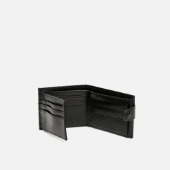 Cartera con compartimento para billetes, tarjetas y monedas con cierre