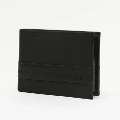Cartera con compartimento para billetes, tarjetas y monedas