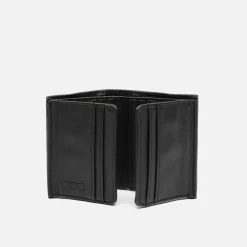 Cartera vertical con compartimento para billetes y tarjetas