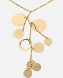Collar largo con colgantes