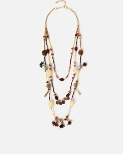 Collar largo múltiple