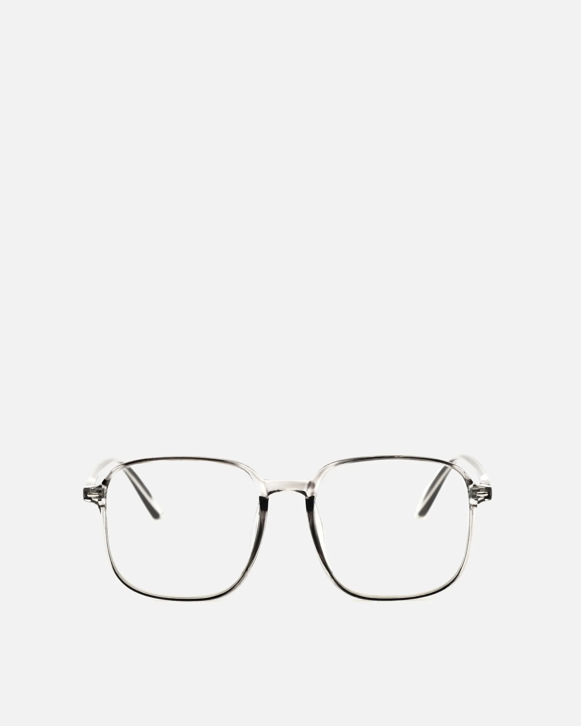 Gafas cuadradas con montura transparentes