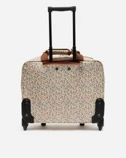 Maletín con ruedas estampado