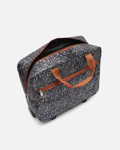 Maletín con ruedas estampado