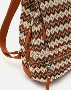 Mochila antirrobo con estampado jacquard