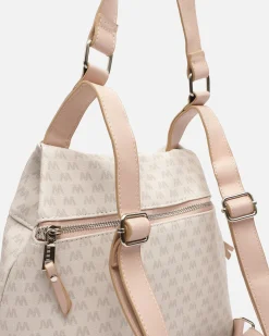 Mochila antirrobo con estampado monograma